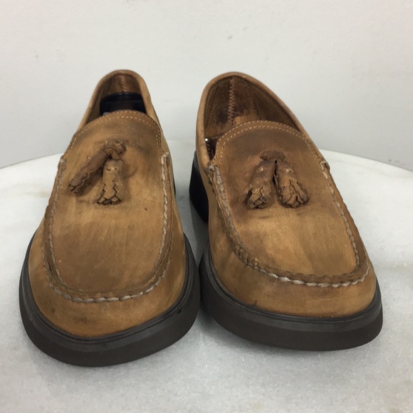 Sperry Suede Leather Loafer Brown Tassel Women 6.5 - Picture 4 of 6